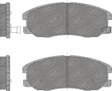 SCT-MANNOL SP 664 PR - Kit de plaquettes de frein, frein à disque cwaw.fr