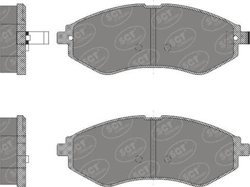 SCT-MANNOL SP 665 PR - Kit de plaquettes de frein, frein à disque cwaw.fr