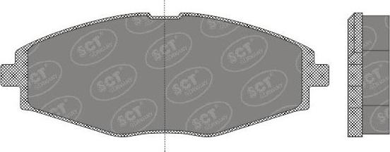 SCT-MANNOL SP 666 PR - Kit de plaquettes de frein, frein à disque cwaw.fr