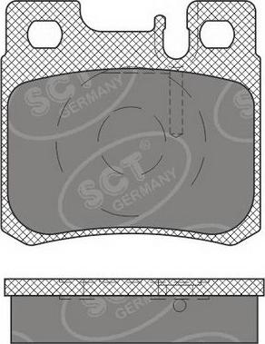 SCT-MANNOL SP 660 PR - Kit de plaquettes de frein, frein à disque cwaw.fr