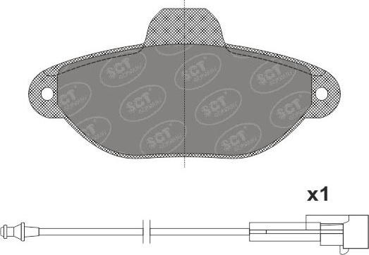 SCT-MANNOL SP 662 PR - Kit de plaquettes de frein, frein à disque cwaw.fr