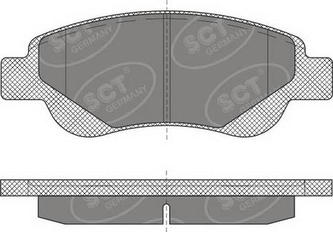 SCT-MANNOL SP 609 PR - Kit de plaquettes de frein, frein à disque cwaw.fr