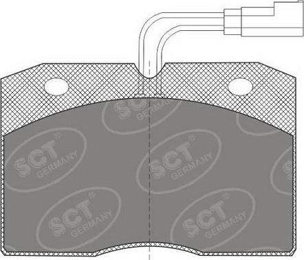 SCT-MANNOL SP 604 PR - Kit de plaquettes de frein, frein à disque cwaw.fr