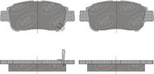 SCT-MANNOL SP 601 PR - Kit de plaquettes de frein, frein à disque cwaw.fr