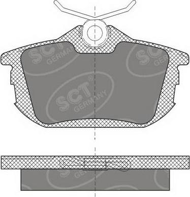 SCT-MANNOL SP 608 PR - Kit de plaquettes de frein, frein à disque cwaw.fr