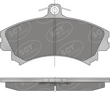 SCT-MANNOL SP 602 PR - Kit de plaquettes de frein, frein à disque cwaw.fr