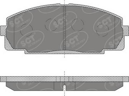 SCT-MANNOL SP 618 PR - Kit de plaquettes de frein, frein à disque cwaw.fr