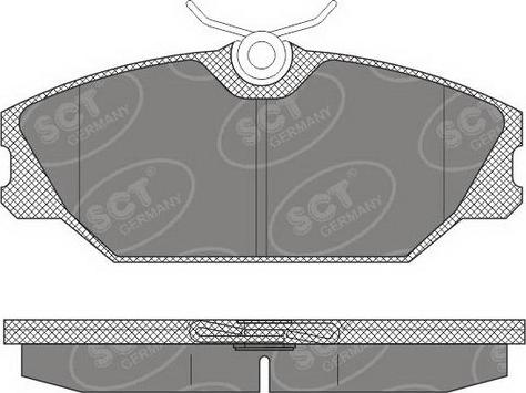 SCT-MANNOL SP 613 PR - Kit de plaquettes de frein, frein à disque cwaw.fr