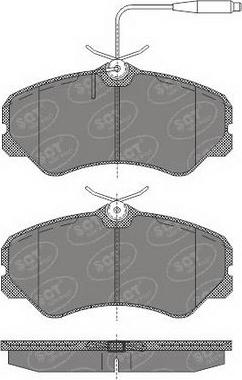 SCT-MANNOL SP 633 PR - Kit de plaquettes de frein, frein à disque cwaw.fr