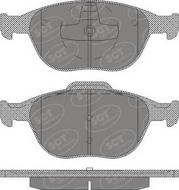 SCT-MANNOL SP 625 PR - Kit de plaquettes de frein, frein à disque cwaw.fr