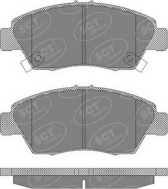 SCT-MANNOL SP 621 PR - Kit de plaquettes de frein, frein à disque cwaw.fr