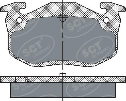 SCT-MANNOL SP 190 PR - Kit de plaquettes de frein, frein à disque cwaw.fr