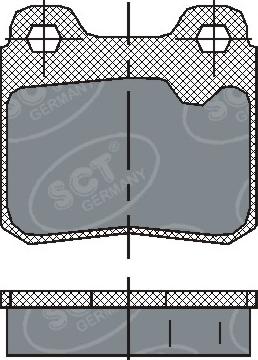 SCT-MANNOL SP 193 PR - Kit de plaquettes de frein, frein à disque cwaw.fr