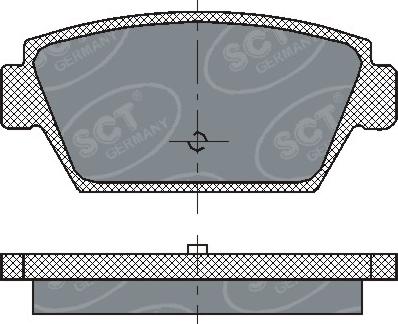 SCT-MANNOL SP 192 PR - Kit de plaquettes de frein, frein à disque cwaw.fr