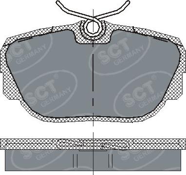 SCT-MANNOL SP 144 PR - Kit de plaquettes de frein, frein à disque cwaw.fr