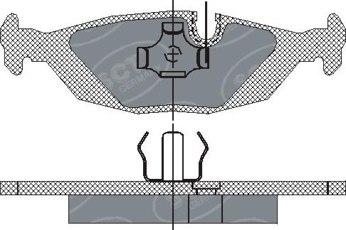 SCT-MANNOL SP 146 PR - Kit de plaquettes de frein, frein à disque cwaw.fr