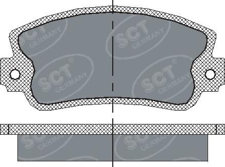 SCT-MANNOL SP 143 PR - Kit de plaquettes de frein, frein à disque cwaw.fr