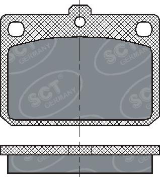 SCT-MANNOL SP 159 PR - Kit de plaquettes de frein, frein à disque cwaw.fr