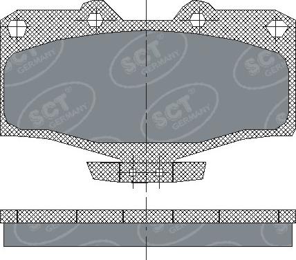 SCT-MANNOL SP 160 PR - Kit de plaquettes de frein, frein à disque cwaw.fr