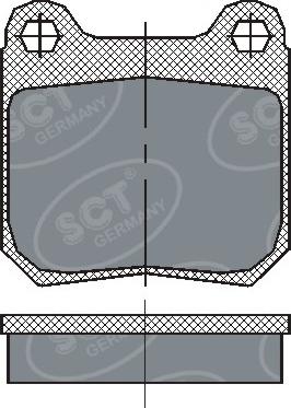 SCT-MANNOL SP 162 PR - Kit de plaquettes de frein, frein à disque cwaw.fr