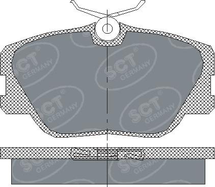 SCT-MANNOL SP 167 PR - Kit de plaquettes de frein, frein à disque cwaw.fr