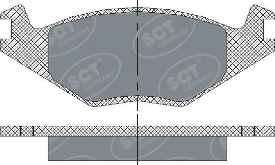 SCT-MANNOL SP 116 PR - Kit de plaquettes de frein, frein à disque cwaw.fr