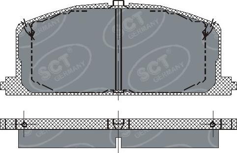 SCT-MANNOL SP 118 PR - Kit de plaquettes de frein, frein à disque cwaw.fr