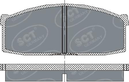 SCT-MANNOL SP 112 PR - Kit de plaquettes de frein, frein à disque cwaw.fr