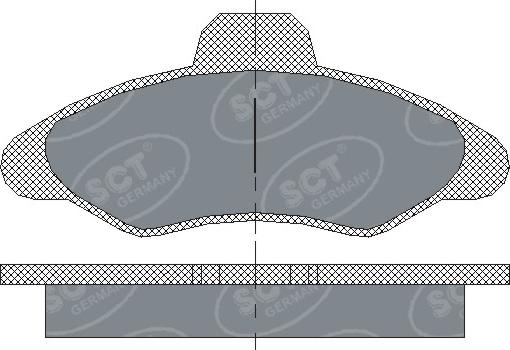 SCT-MANNOL SP 188 PR - Kit de plaquettes de frein, frein à disque cwaw.fr