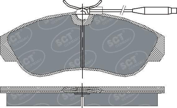 SCT-MANNOL SP 183 PR - Kit de plaquettes de frein, frein à disque cwaw.fr