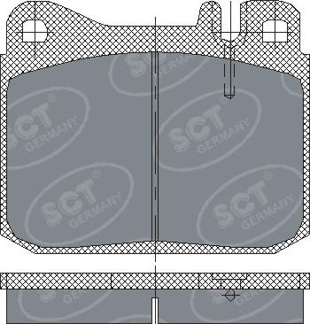 SCT-MANNOL SP 130 PR - Kit de plaquettes de frein, frein à disque cwaw.fr