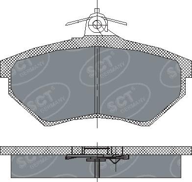 SCT-MANNOL SP 137 PR - Kit de plaquettes de frein, frein à disque cwaw.fr