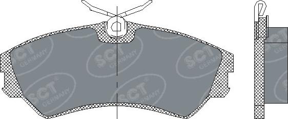 SCT-MANNOL SP 129 PR - Kit de plaquettes de frein, frein à disque cwaw.fr