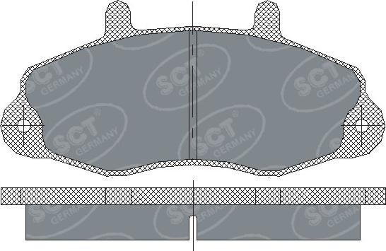 SCT-MANNOL SP 173 PR - Kit de plaquettes de frein, frein à disque cwaw.fr