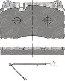 SCT-MANNOL SP 396 PR - Kit de plaquettes de frein, frein à disque cwaw.fr