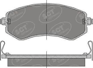 SCT-MANNOL SP 393 PR - Kit de plaquettes de frein, frein à disque cwaw.fr