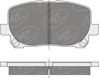 SCT-MANNOL SP 349 PR - Kit de plaquettes de frein, frein à disque cwaw.fr