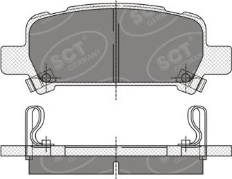 SCT-MANNOL SP 341 PR - Kit de plaquettes de frein, frein à disque cwaw.fr