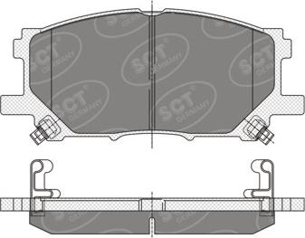 SCT-MANNOL SP 348 PR - Kit de plaquettes de frein, frein à disque cwaw.fr