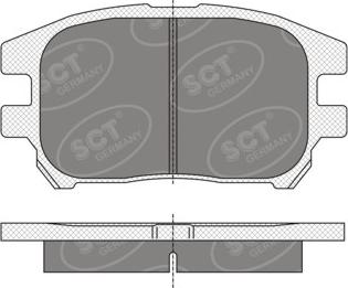 SCT-MANNOL SP 347 PR - Kit de plaquettes de frein, frein à disque cwaw.fr