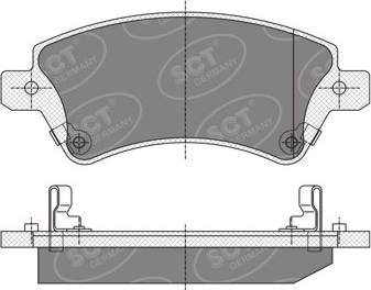 SCT-MANNOL SP 351 PR - Kit de plaquettes de frein, frein à disque cwaw.fr