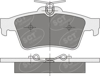 SCT-MANNOL SP 357 - Kit de plaquettes de frein, frein à disque cwaw.fr