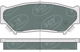 SCT-MANNOL SP 361 PR - Kit de plaquettes de frein, frein à disque cwaw.fr