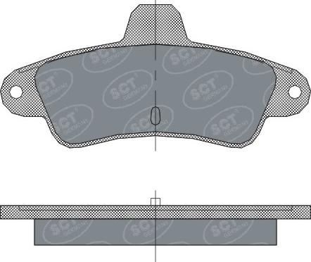 SCT-MANNOL SP 304 PR - Kit de plaquettes de frein, frein à disque cwaw.fr