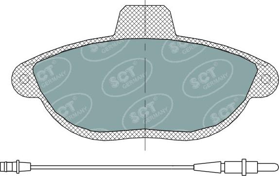 SCT-MANNOL SP 316 PR - Kit de plaquettes de frein, frein à disque cwaw.fr