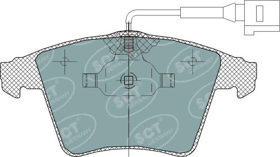 SCT-MANNOL SP 311 PR - Kit de plaquettes de frein, frein à disque cwaw.fr