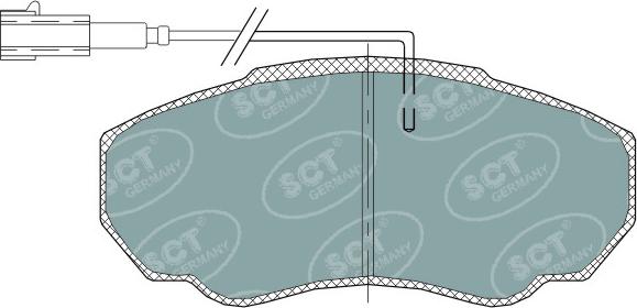 SCT-MANNOL SP 318 PR - Kit de plaquettes de frein, frein à disque cwaw.fr