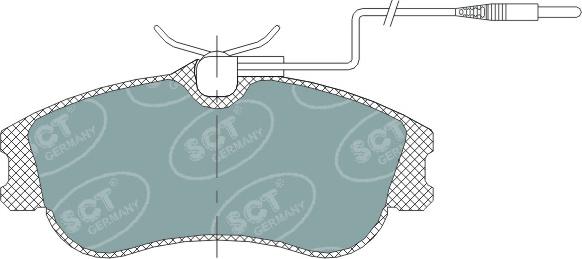 SCT-MANNOL SP 313 PR - Kit de plaquettes de frein, frein à disque cwaw.fr