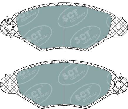 SCT-MANNOL SP 312 PR - Kit de plaquettes de frein, frein à disque cwaw.fr