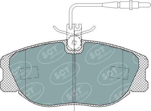 SCT-MANNOL SP 317 PR - Kit de plaquettes de frein, frein à disque cwaw.fr